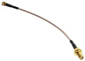 COAX CABLE, MCX PLUG-SMA BHD JACK, 6" 245130-01-06.00.