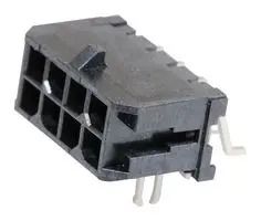 WTB CONN, HEADER, 8POS, 2ROW, 3MM 43045-0808