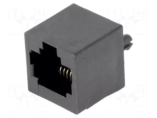 Connector: RJ45; socket; PIN: 8; 8p8c; THT; straight MH CONNECTORS MHRJJ88NFV