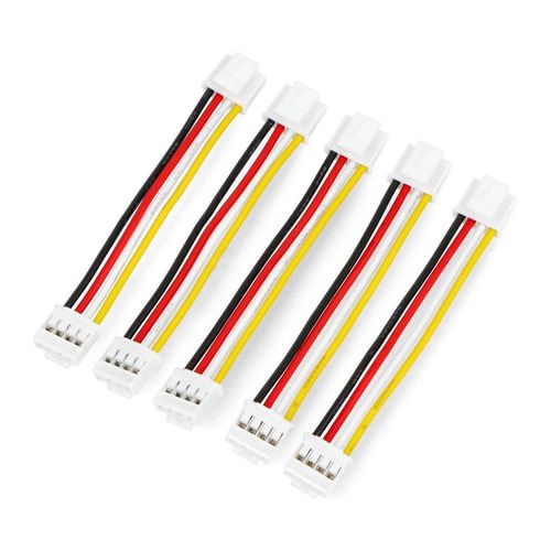 Grove - a set of 5 female-female 4-pin - 2mm/5cm cables with a latch SEE-04397 5904422368951