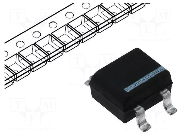 Bridge rectifier: single-phase; 600V; If: 0.5A; Ifsm: 35A; MBS; SMT LUGUANG ELECTRONIC MB6S-LGE