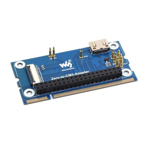 Raspberry Pi Zero 2W to CM3 Adapter - Waveshare 22590 WSR-21700