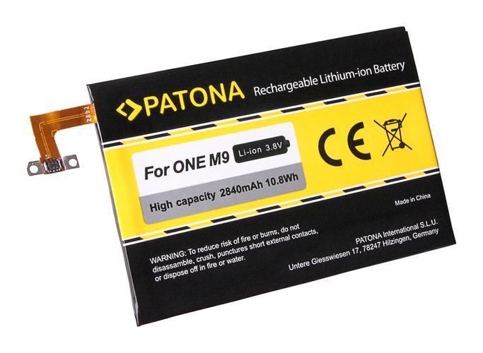  PATONA Battery f. HTC ONE M9 B0PGE100, PATONA 3118 4055655117593