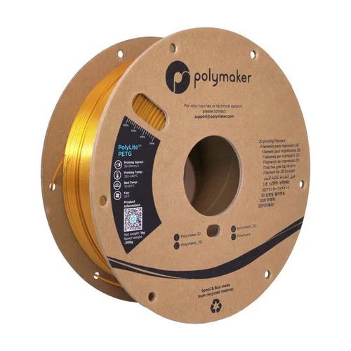 Filament Polymaker PolyLite PETG 1,75mm 1kg - Gold PLM-22716 6938936710318