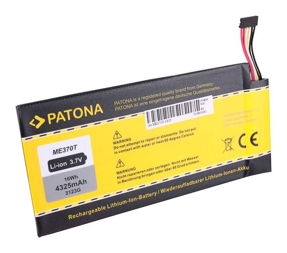  PATONA Battery f. Asus Nexus 7, Pad ME370T, Google Nexus 7 C11-ME370T, ME3PNJ3, PATONA 3123 4055655118224