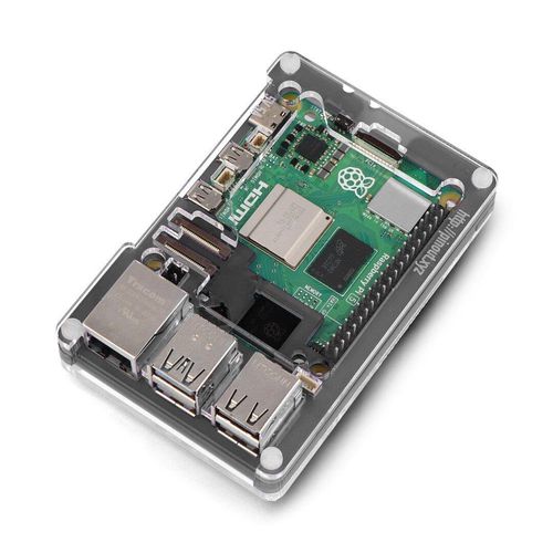 Pibow Coupe 5 - enclosure for Raspberry Pi 5 - Ninja - PiMoroni PIM677 PIM-24122 0769894024492