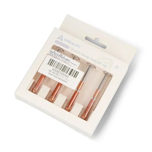 Unicorn Quick-Swap nozzle set for Creality 3D printers - 0.4mm/0.6mm/0.8mm - 1.75mm filament - 4pcs. CRL-24525 5904422384821