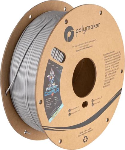 Filament Polymaker PolyLite CosPLA Version A 1,75mm 1kg - Easily sandable - Gray PLM-25180 6938936708728