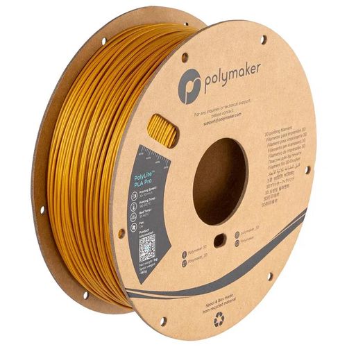 Filament Polymaker PolyLite Metalic PLA Pro 1,75mm 1kg - Gold PLM-25220 6938936707516