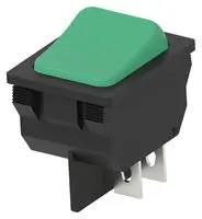 ROCKER SWITCH, DPST, 16A, 125V, PANEL 1634201-5