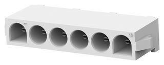 CONNECTOR, PLUG, 6POS, 6.35MM 641832-1