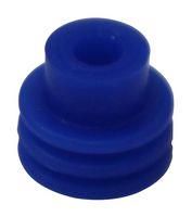 SINGLE WIRE SEAL, SILICONE, BLUE 1394512-1