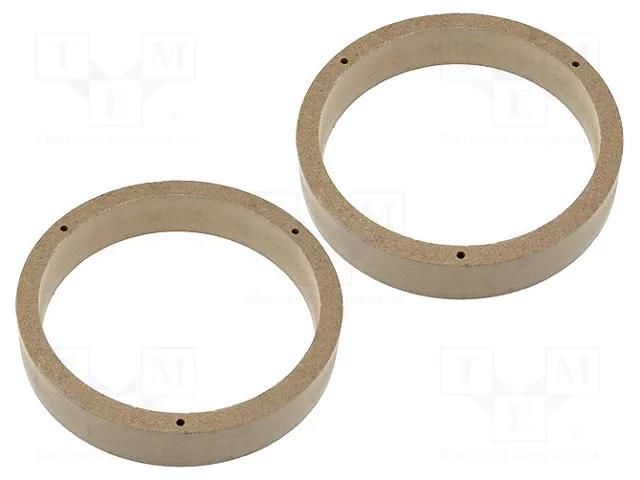 Spacer ring; MDF; 165mm; Honda; impregnated,varnished; 2pcs. 4CARMEDIA MDF-D.06