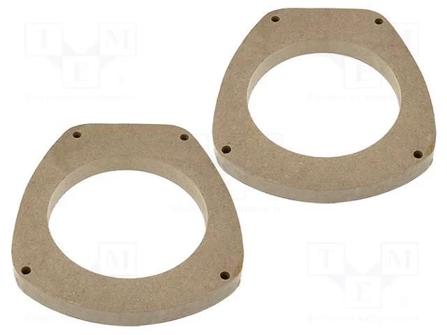 Spacer ring; MDF; 130mm; Honda; impregnated,varnished; 2pcs. 4CARMEDIA MDF-D.07