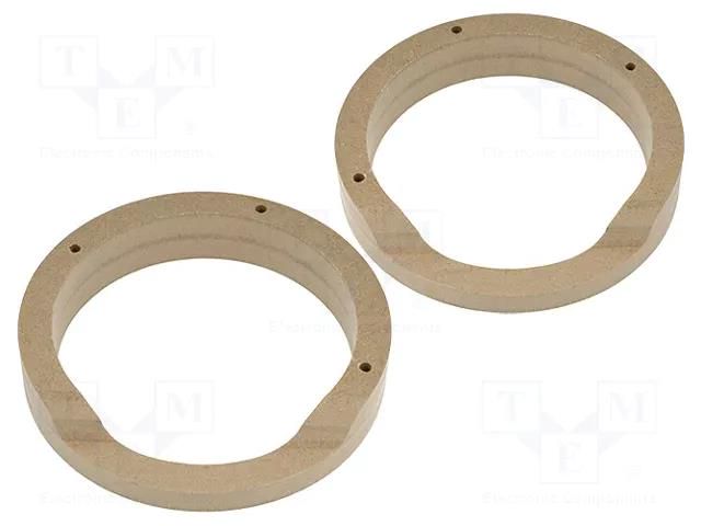 Spacer ring; MDF; 165mm; Ford; impregnated,varnished; 2pcs. 4CARMEDIA MDF-D.13