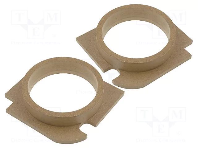 Spacer ring; MDF; 165mm; VW; impregnated,varnished; 2pcs. 4CARMEDIA MDF-D.20
