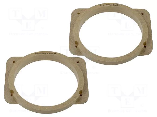 Spacer ring; MDF; 165mm; Nissan; impregnated,varnished; 2pcs. 4CARMEDIA MDF-D.42