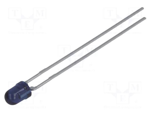 IR transmitter; 3mm; 940nm; transparent,grey; 160mW; 25°; THT VISHAY TSAL4400