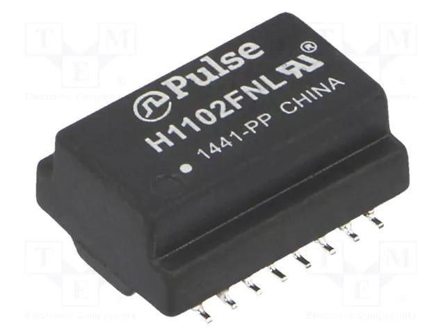 Transformer: Ethernet; SMD; 0÷70°C; -1.1dB; Number of ports: 1 PULSE H1102FNL