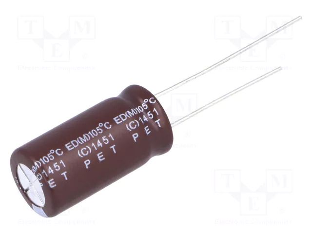 Capacitor: electrolytic; low ESR; THT; 1500uF; 10VDC; Ø10x20mm Elite ED1A152MNN1020