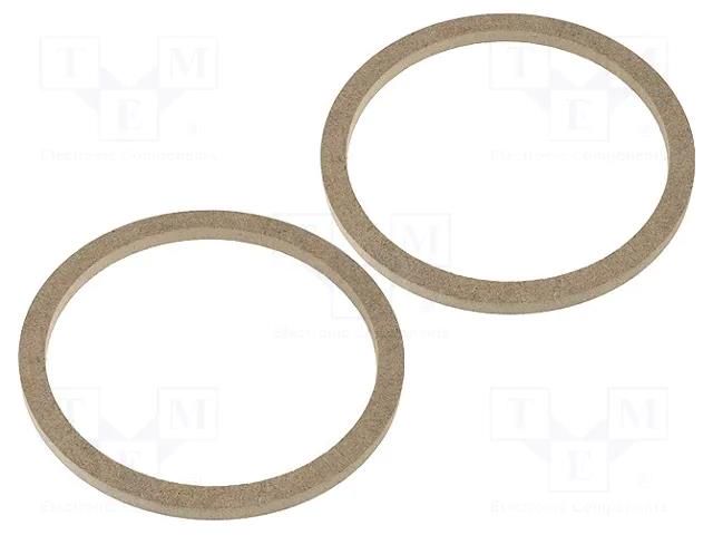 Spacer ring; MDF; 165mm; impregnated,varnished; 2pcs. 4CARMEDIA MDF-PD165/08.2