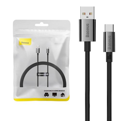 Cable USB do USB-C Baseus Superior100W 1m (black), Baseus P10320102114-00