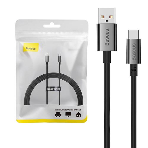 Cable USB do USB-C Baseus Superior 100W 1,5m (black), Baseus P10320102114-01