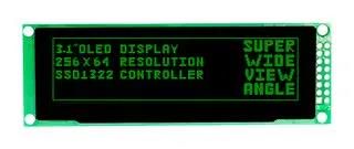 OLED GRAPHIC DISPLAY, COB, 256X64PIXELS MDOB256064BX-GM