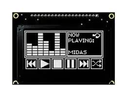 OLED GRAPHIC DISPLAY, COB, 128X64PIXELS MCOB128064JX-WM