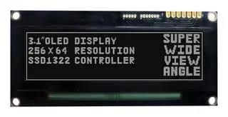 OLED GRAPHIC DISPLAY, COB, 256X64PIXELS MDOB256064GX-MWU