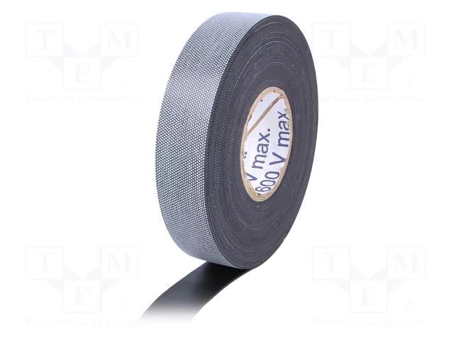 Tape: self-amalgamating; black; 19mm; L: 6.7m; Thk: 0.76mm; max.80°C 3M 3M-TF-2155-19BK