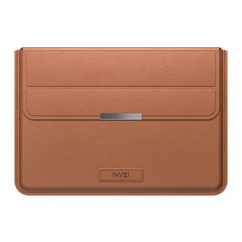 INVZI Leather Case / Cover with Stand Function for MacBook Pro/Air 15"/16" (Brown), INVZI CA121