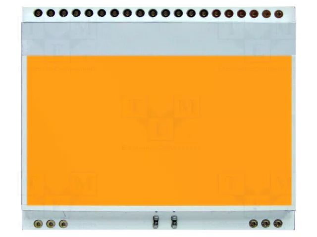 Backlight; LED; 55x46x3.6mm; amber DISPLAY VISIONS EALED55X46-A