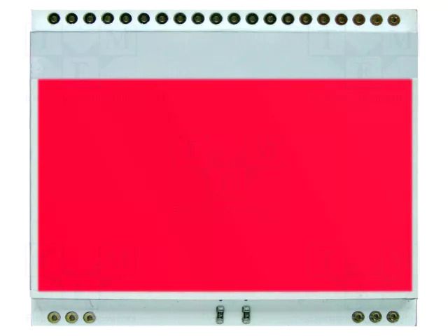 Backlight; LED; 55x46x3.6mm; red DISPLAY VISIONS EALED55X46-R