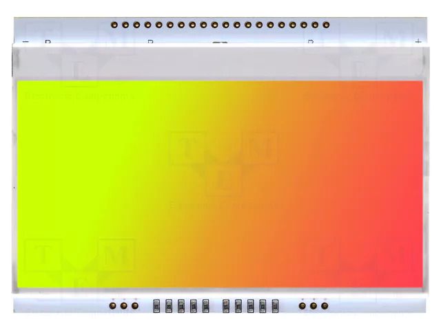 Backlight; LED; 94x66.9x3mm; yellow-green/red DISPLAY VISIONS EALED94X67-GR