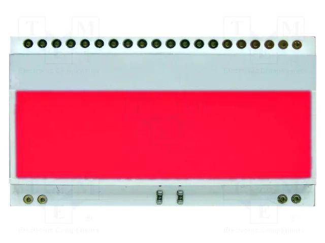 Backlight; LED; 55x31x3.6mm; red DISPLAY VISIONS EALED55X31-R