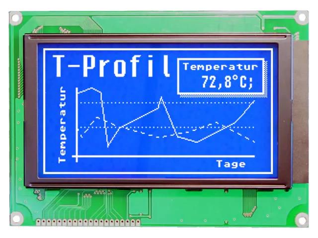 Display: LCD; graphical; 240x128; 144x104x14.3mm; 5VDC DISPLAY VISIONS EAW240-7KHLW