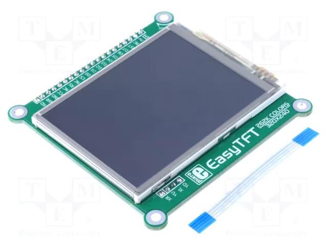 Expansion board; Comp: ILI9341; LCD TFT; prototype board MIKROE MIKROE-1142