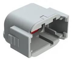 PROTECTIVE CAP, 8POS, GRY, THERMOPLASTIC ATM06-08SA-CAP