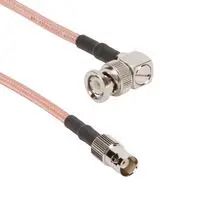 RF CABLE, R/A BNC PLUG-BNC JACK, 9.9" 095-850-265M025