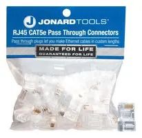 KIT, MODULAR CONN, CAT5/5E, 25PCS RJ45-525