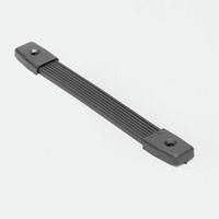 STRAP HANDLE, RUBBER/STEEL, BLACK H1014K