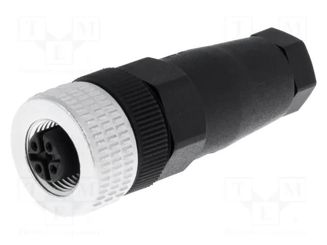 Connector: M12; plug; PIN: 5; female; A code-DeviceNet / CANopen HIRSCHMANN ELKA5012PG7