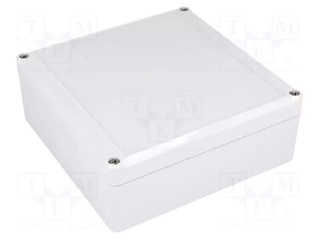 Enclosure: multipurpose; X: 150mm; Y: 150mm; Z: 57mm; EUROMAS II; ABS BOPLA ET218F-LP