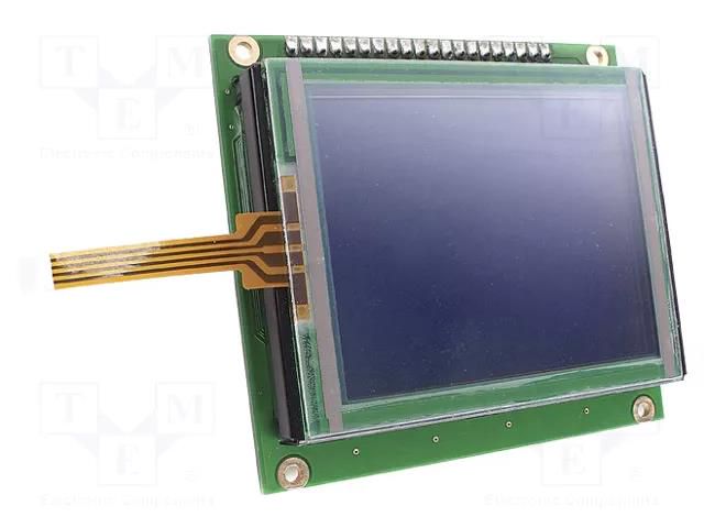 Display: LCD; graphical; 128x64; STN Negative; Touchpad: yes MIKROE MIKROE-240