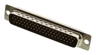 HD-D SUB CONN, PLUG, DC, 62POS, SOLDER 173113-0064