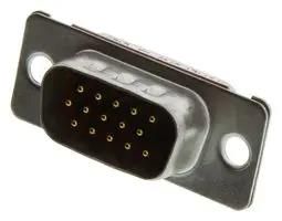 HD-D SUB CONN, PLUG, DE, 15POS, SOLDER 173114-0231