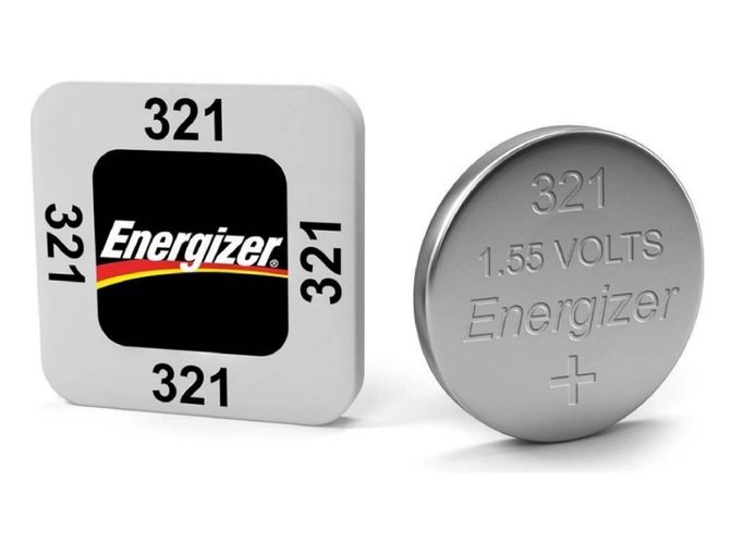 Silver Oxide Battery 321 (SR65, D321, V321, GP321, SR616SW) 1.55V Energizer 321/ENE 7638900055108