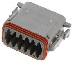 AUTOMOTIVE HOUSING, PLUG, 12POS, 13A DT06-12SA-C015