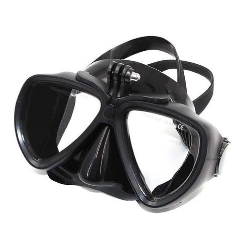 Diving Mask Telesin with detachable mount for sports cameras, Telesin GP-DIV-GS2-BK